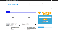 Desktop Screenshot of manbook.biz